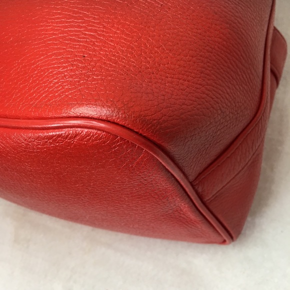 MCM Red Bucket Crossbody Bag with Wallet - Picture 11 of 15